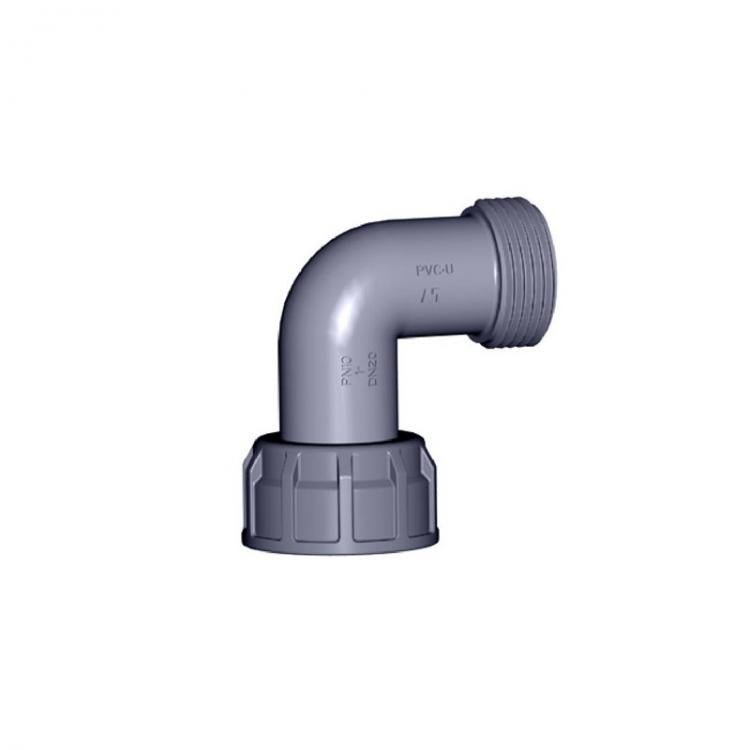 Cepex - Codo 90º PVC H/M para colectores - BricoandPool