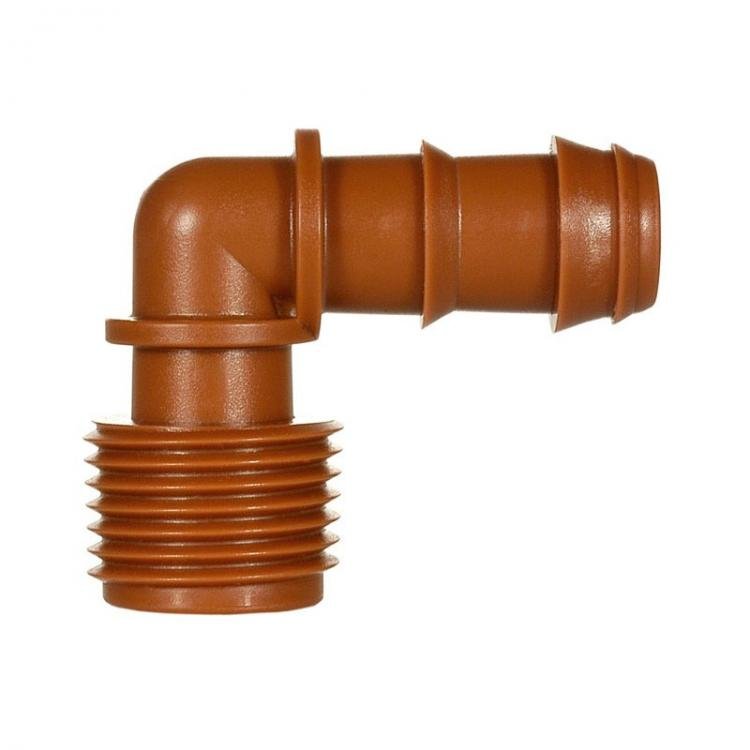 Cepex - Codo mixto 16 mm. de diámetro rosca macho riego por goteo (bolsa 50 uds) - BricoandPool