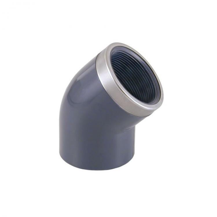 Cepex - Codo mixto reforzado 45º PVC encolar hembra y roscar hembra - BricoandPool