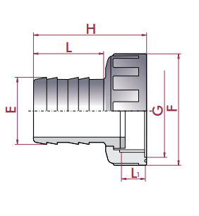 Cepex - Conjunto espiga y tuerca PVC - BricoandPool