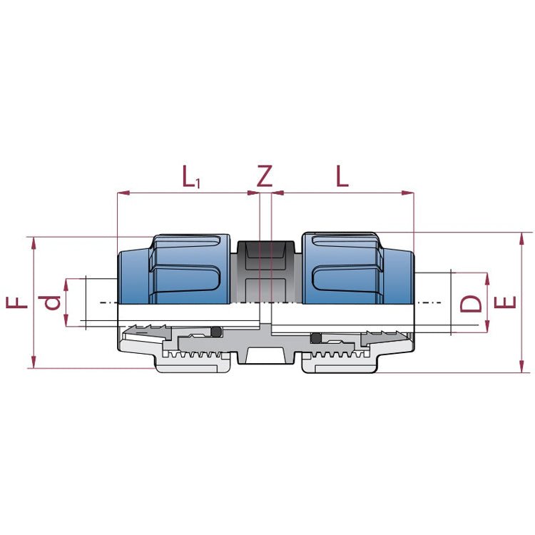 Cepex - Enlace reducido polietileno - BricoandPool