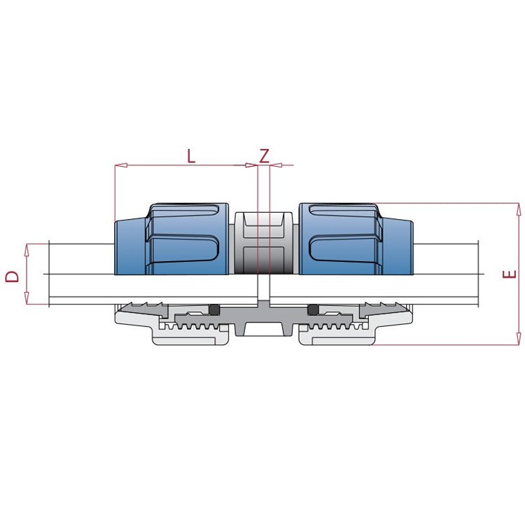 Cepex - Manguito polietileno recto - BricoandPool