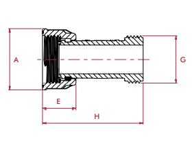 Cepex - Manguito PVC H/M para colectores - BricoandPool