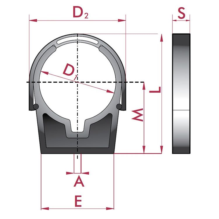 Cepex - Pinza con cierre abrazadera para tubo - BricoandPool
