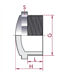 Cepex - Tapón PVC rosca macho - BricoandPool
