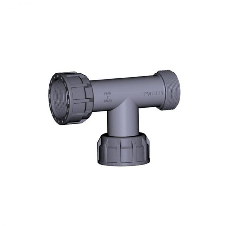 Cepex - Té 90º PVC H/H/M para colectores - BricoandPool