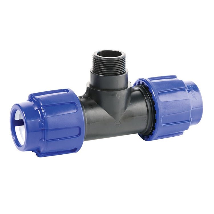 Cepex - Te polietileno mixta rosca macho - BricoandPool