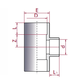 Cepex - Te reducida 90º PVC encolar hembra - BricoandPool