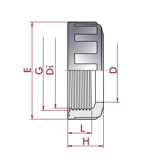 Cepex - Tuerca PVC roscar hembra - BricoandPool