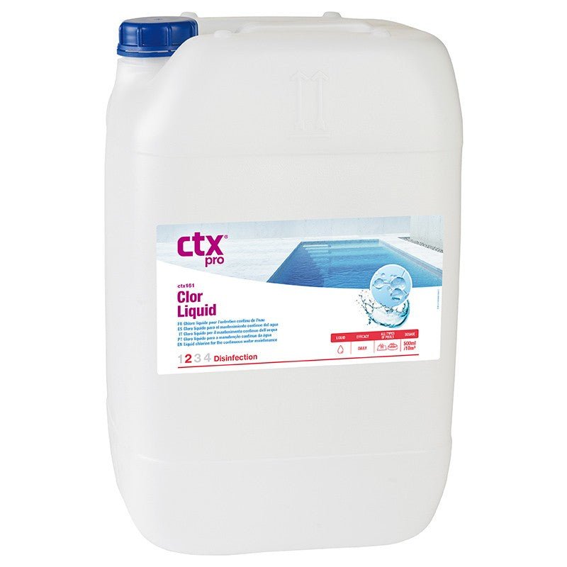 Cloro líquido para piscinas 20 litros CTX - 161 - BricoandPool