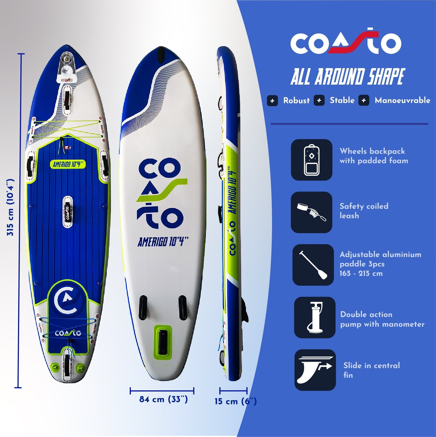 Coasto Amerigo 10'4 - BricoandPool
