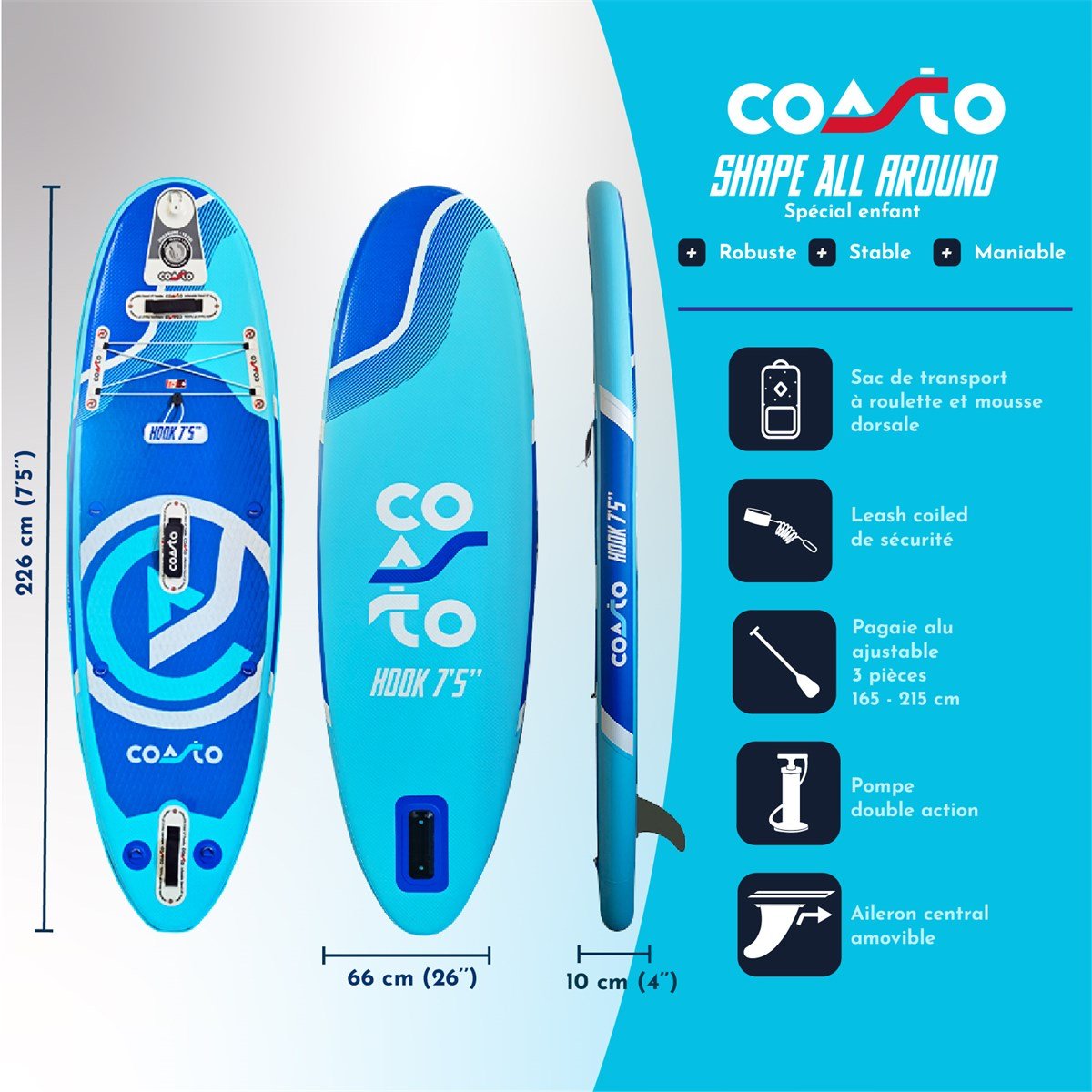 Coasto Gancho 7'5 - BricoandPool