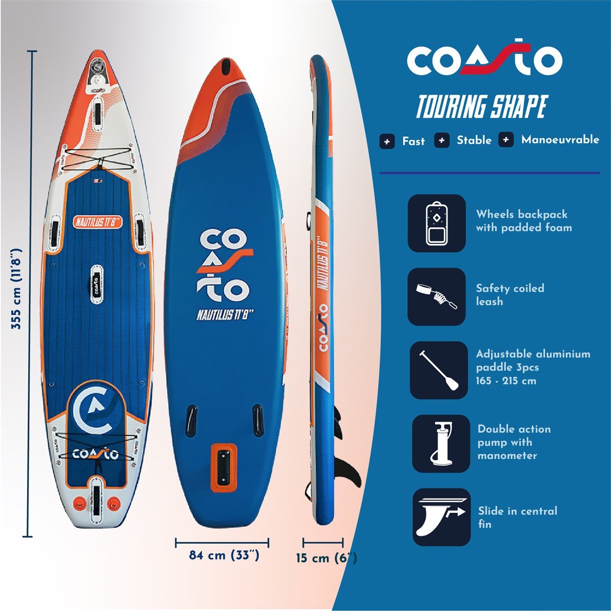 Coasto Nautilus 11'8 - BricoandPool