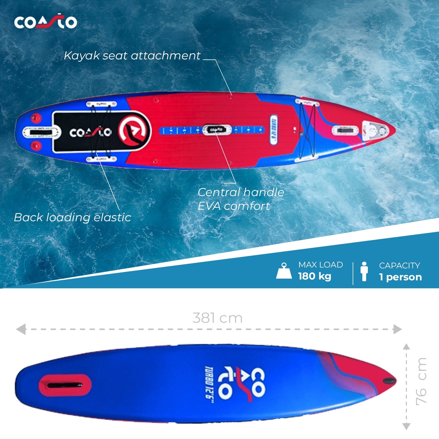 Coasto Turbo 12'6 - BricoandPool