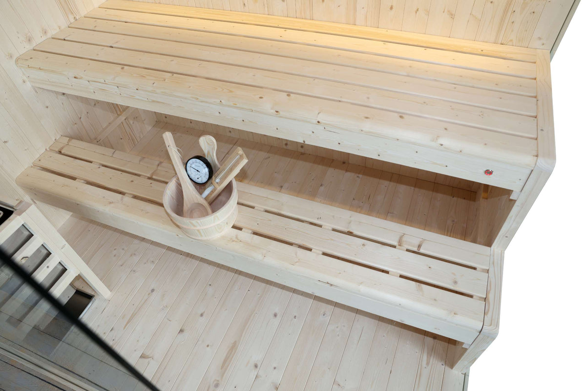 Sauna finlandese da interno per 4-5 persone