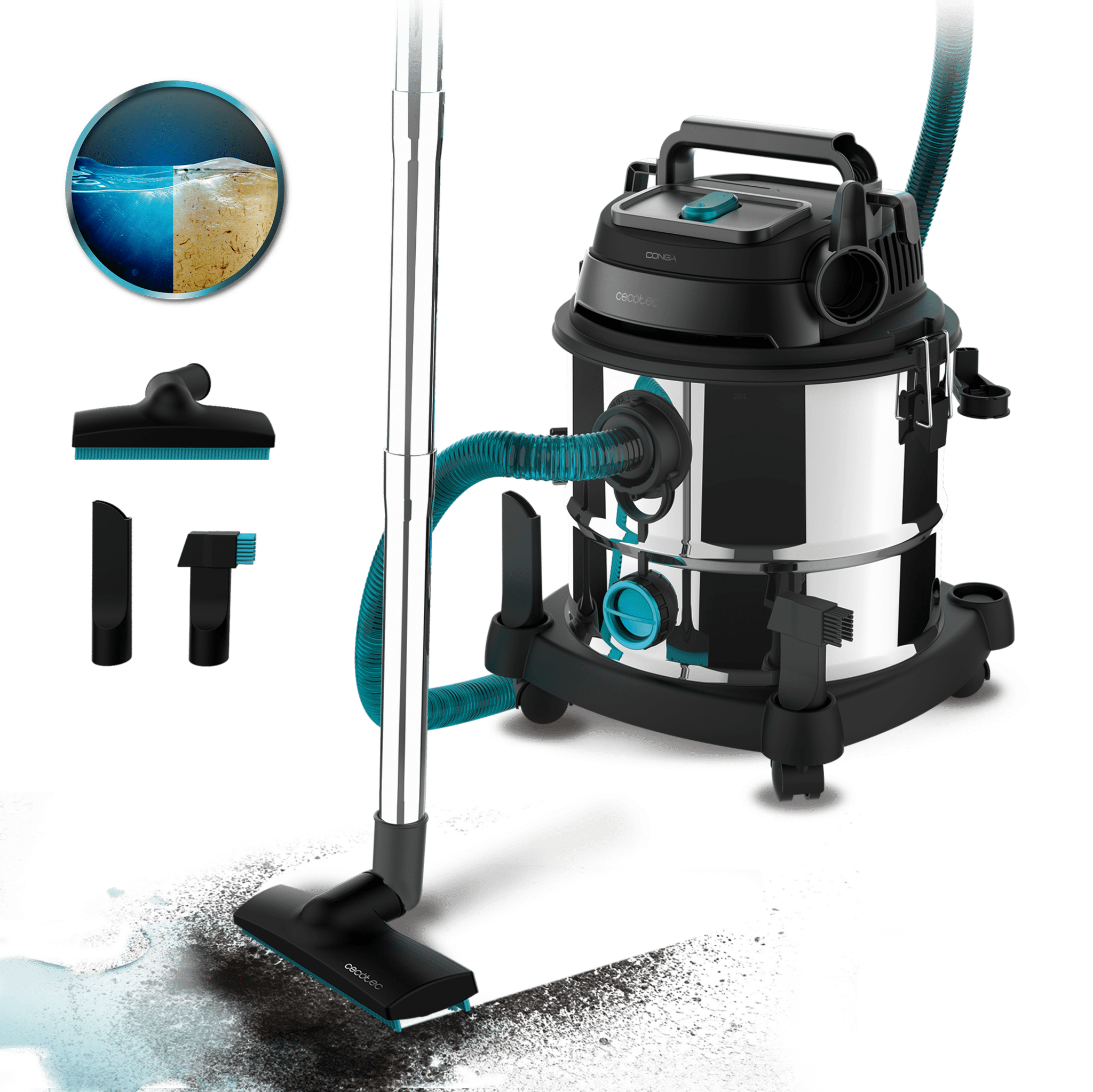 Cecotec Conga Rockstar Wet y Dry Steel Max