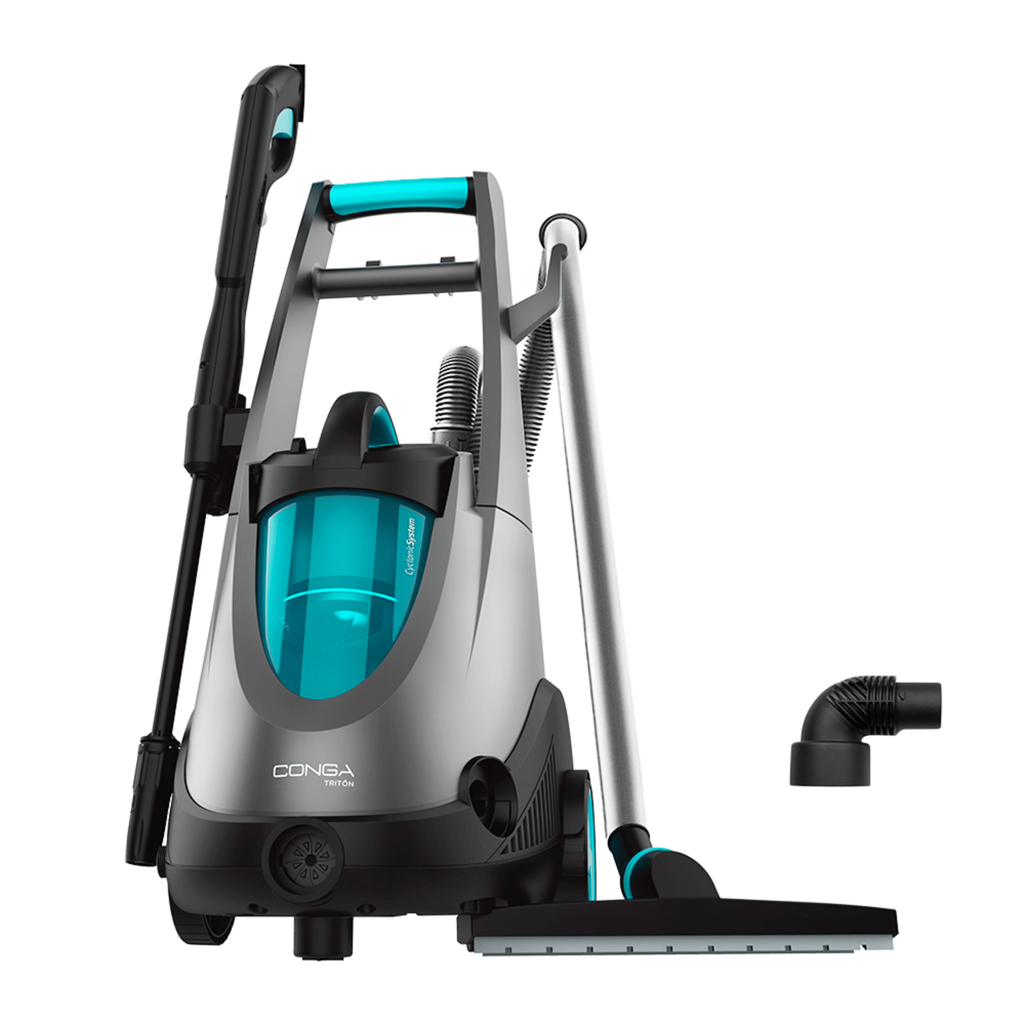 Cecotec Conga Triton 4000 Ultraclean 4 En 1 Hidrolimpiadora DualMotor 1500 W 120 Bar 360 L Por H HardPump Soplador