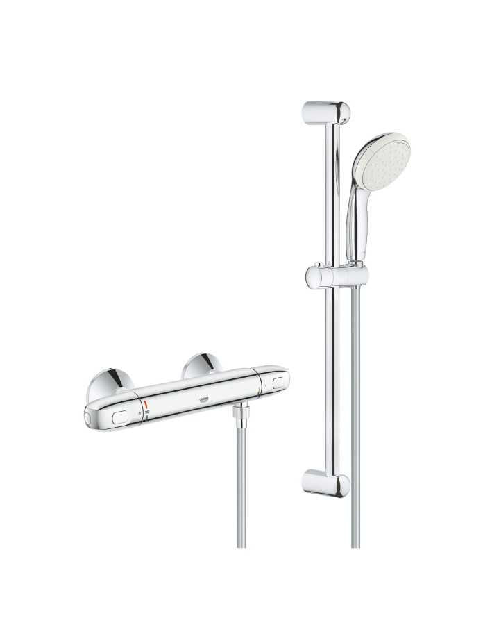 Grohe - Tap Set con Tormostat per doccia 1/2 "Grohe Grohtherm 1000 Pro