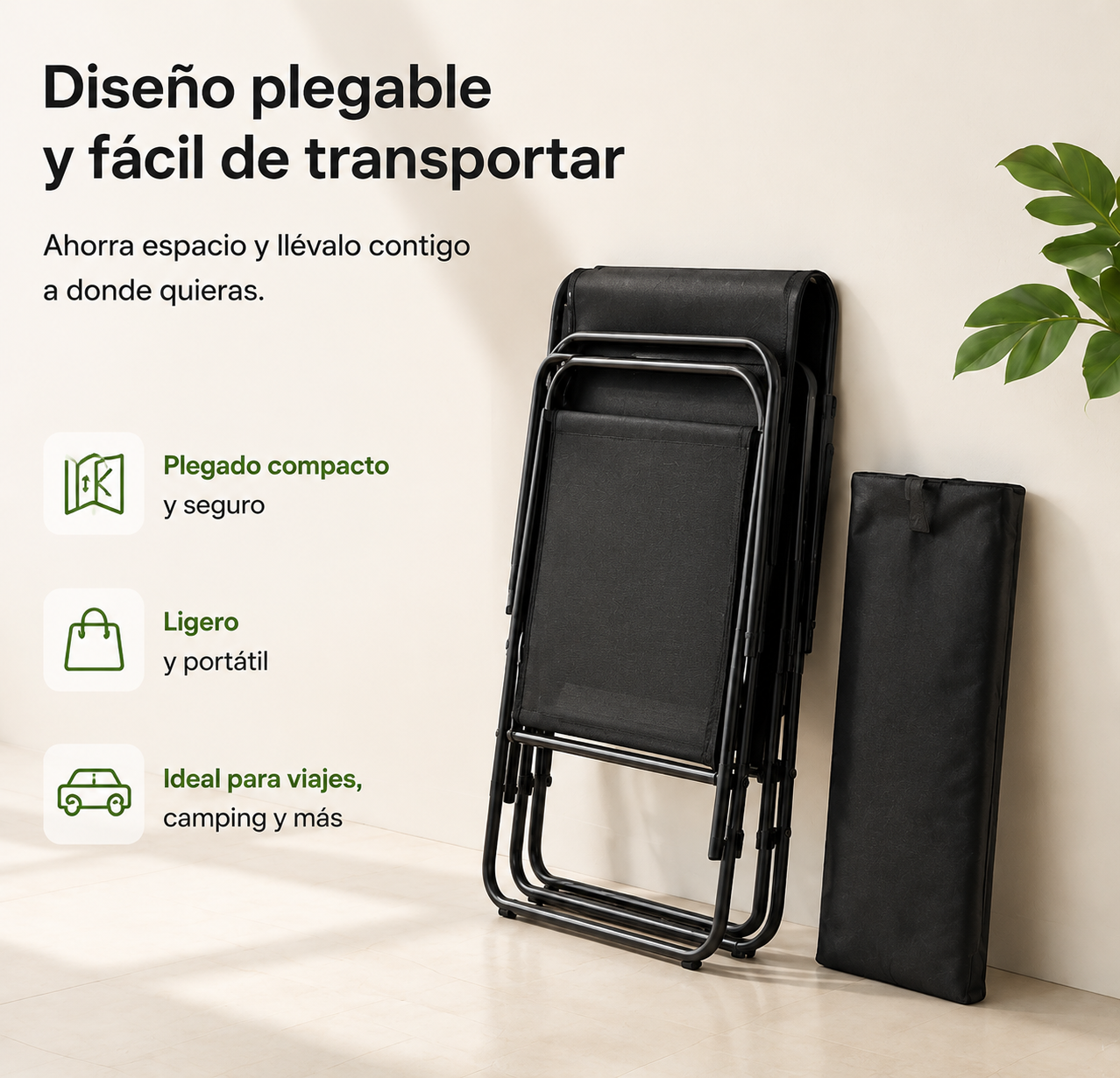 Garten-Set aus Stahl und Textilene mit 2-Sitzer-Sofa, 2 Sesseln und schwarzem Glastisch für Außenbereich