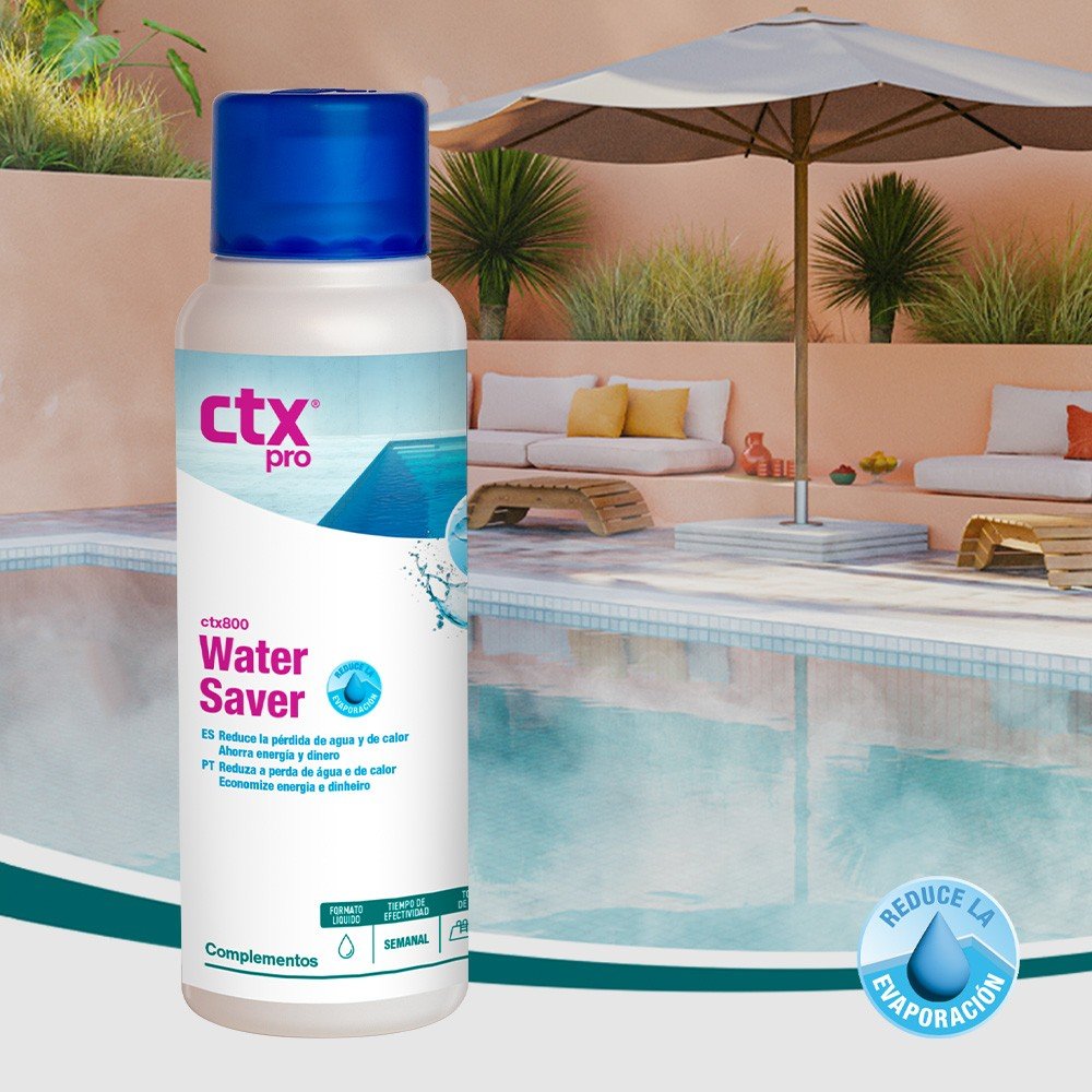 CTX - Cobertor solar anti evaporación CTX - 800 líquido 1 Lt - BricoandPool