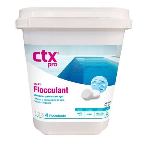 CTX - Floculante tabletas CTX - 42 25 kg - BricoandPool
