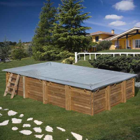 Gre - copertura invernale Braga rettangolare 580 g/m² 855x460 cm