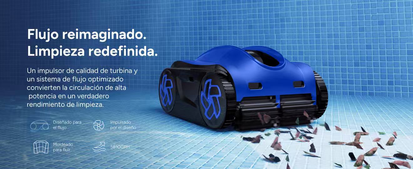 Robot nettoyeur de piscine sans fil automatique iGarden K40