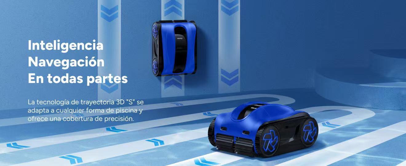 Robot nettoyeur de piscine sans fil automatique iGarden K40