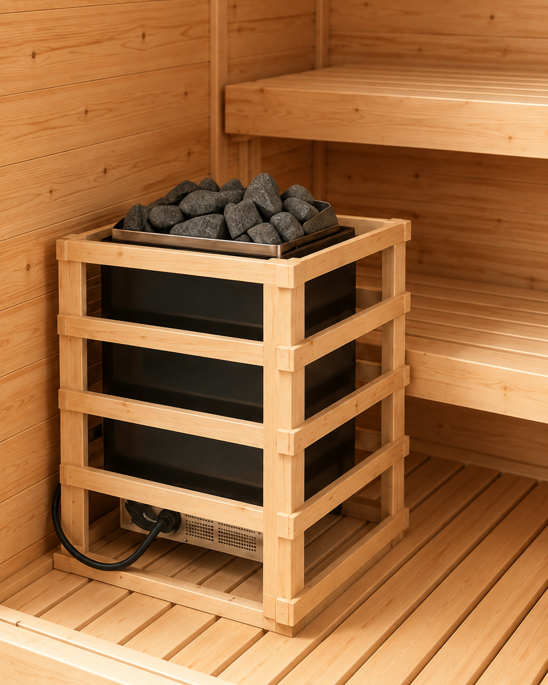 Sauna Finlandesa para Casa 2-3 Personas - detalle