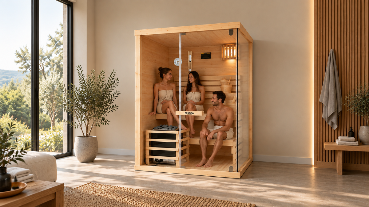 Sauna Finlandesa para Casa 2-3 Personas - ambiente