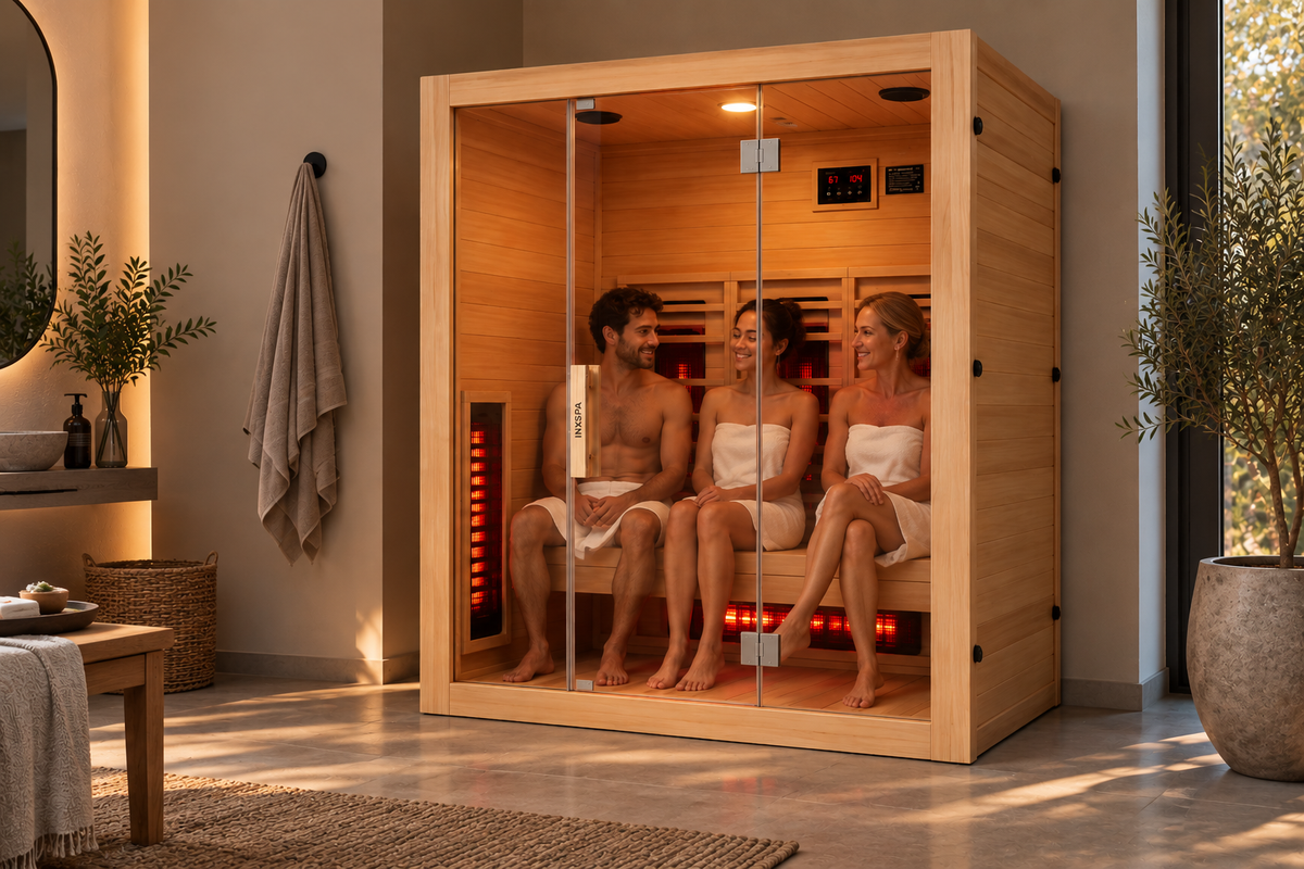 Sauna de infrarrojos para casa 3 personas - ambiente