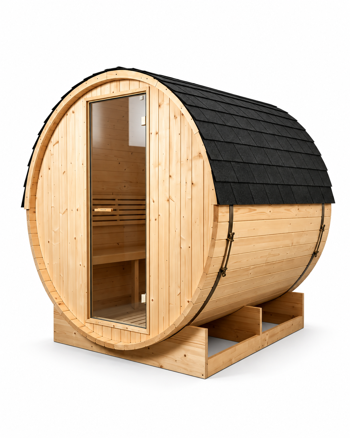 Sauna Barril Exterior Jardín 3-4 Personas