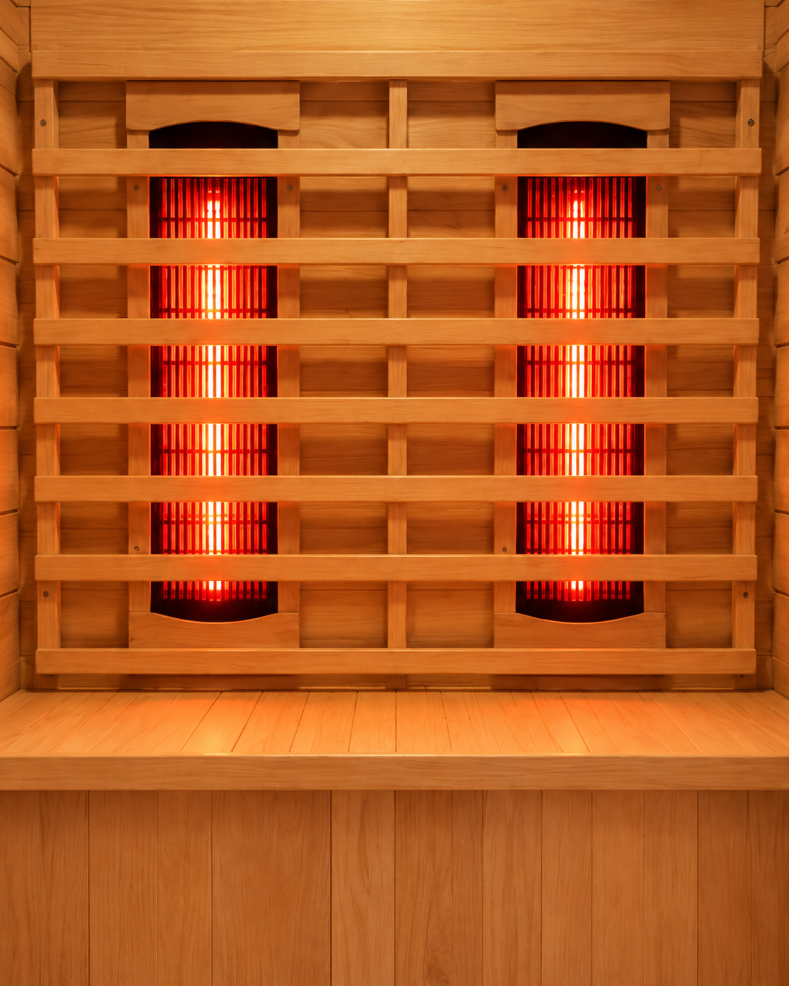 Sauna de infrarrojos para casa 2 personas - detalle