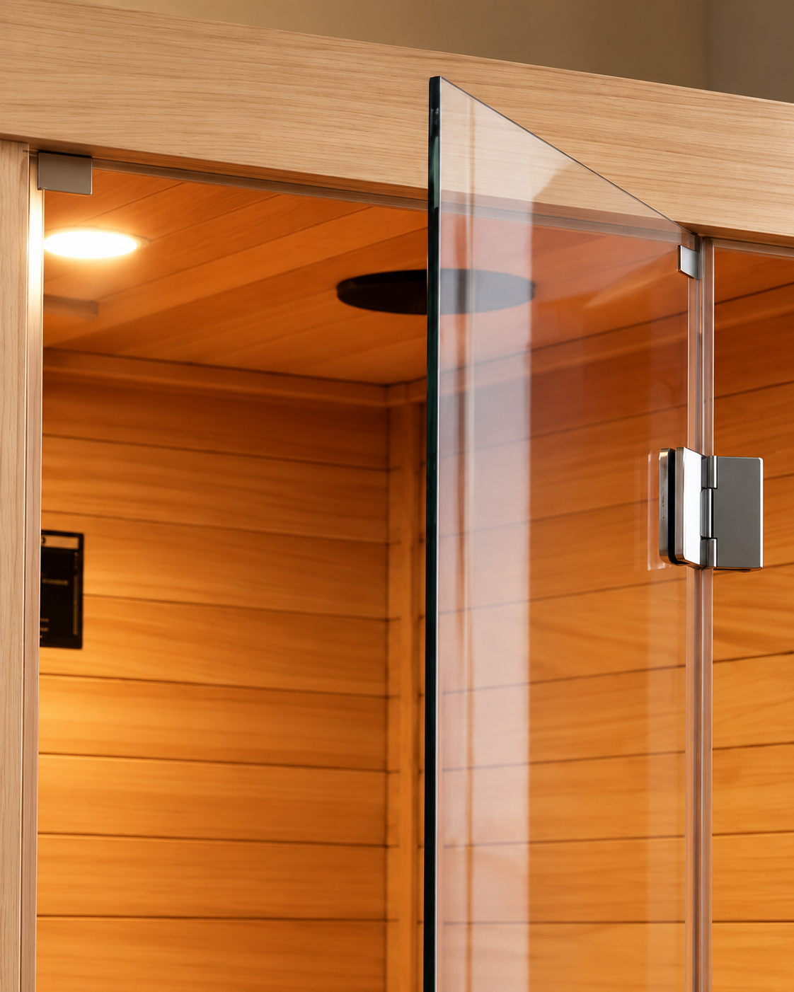 Sauna de infrarrojos para casa 2 personas - detalle