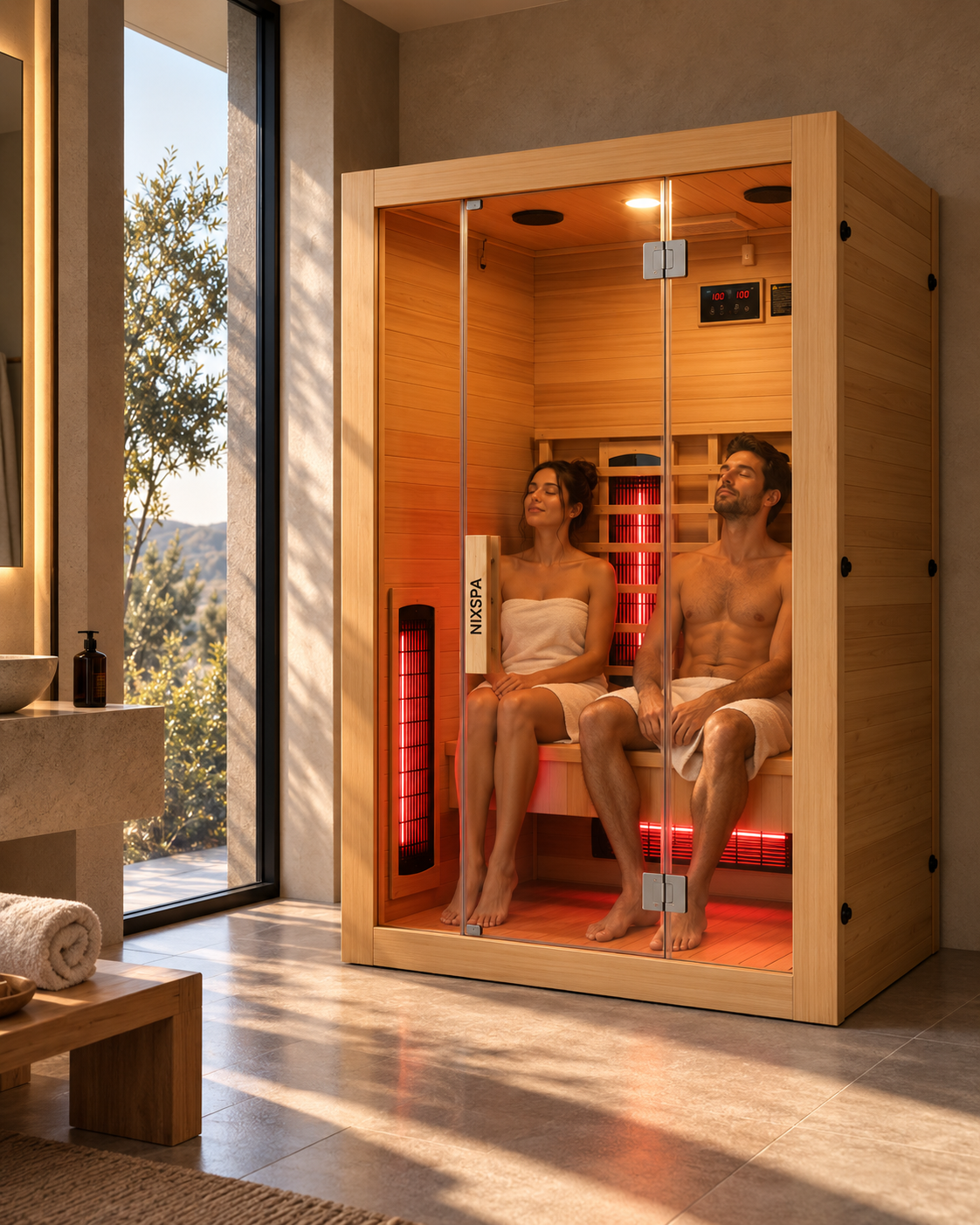 Sauna de infrarrojos para casa 2 personas - ambiente
