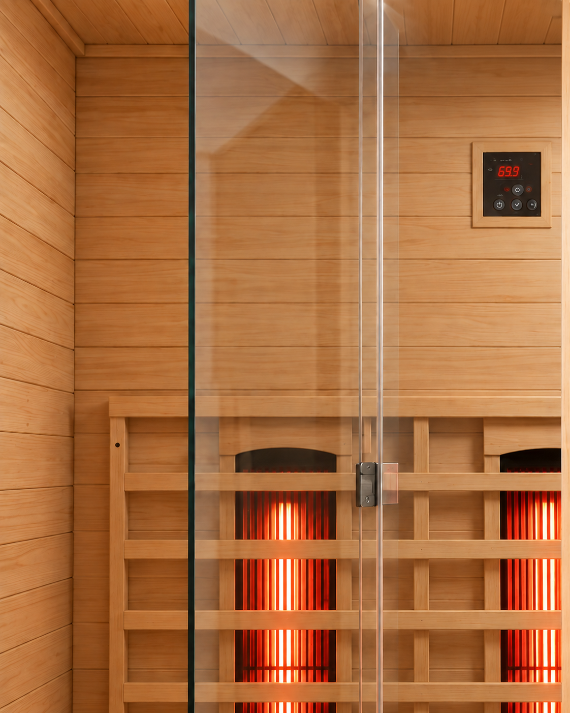 Sauna de infrarrojos para casa 3 personas - detalle