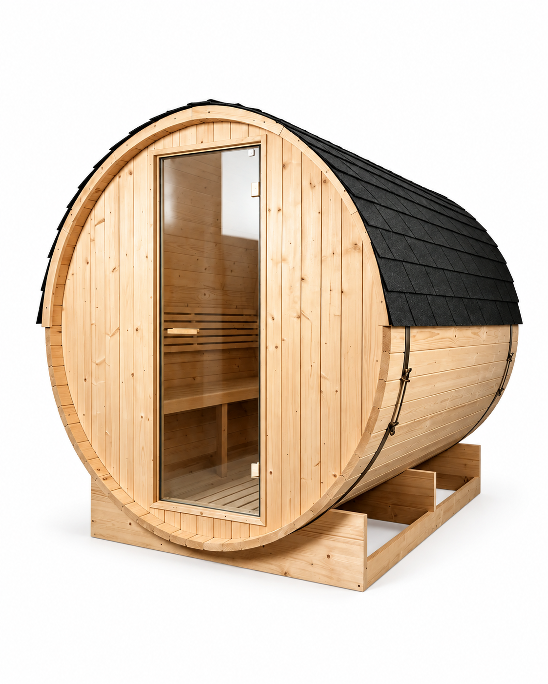 Sauna Barril Exterior Jardín 5-6 Personas