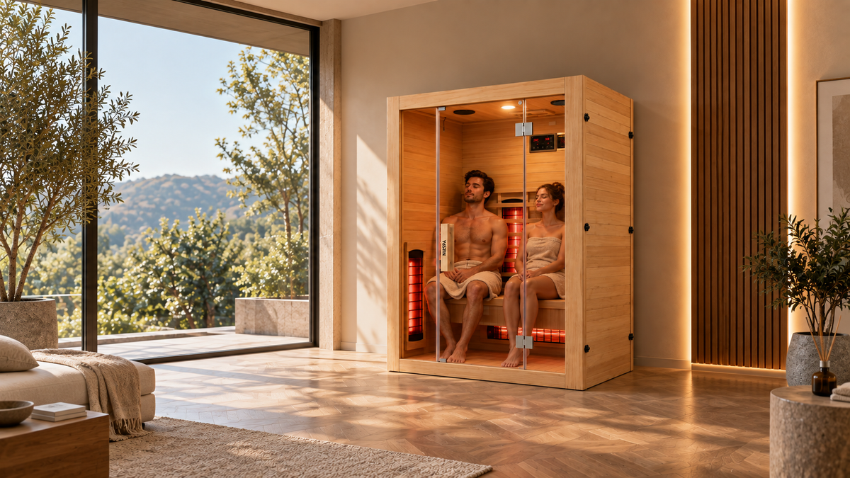 Sauna de infrarrojos para casa 2 personas - ambiente