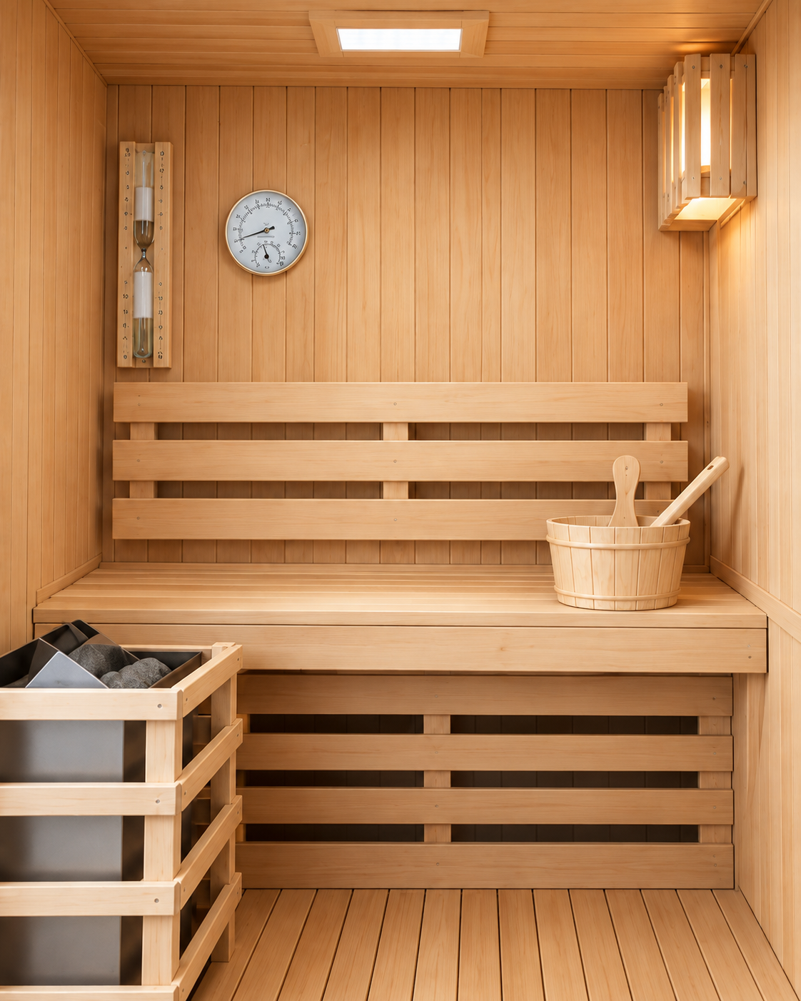 Sauna Finlandesa para casa 2 Personas - detalle