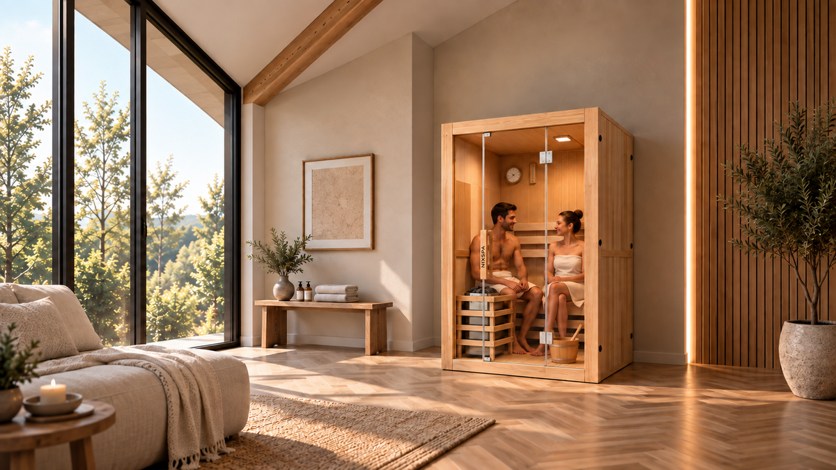 Sauna Finlandesa para casa 2 Personas - ambiente