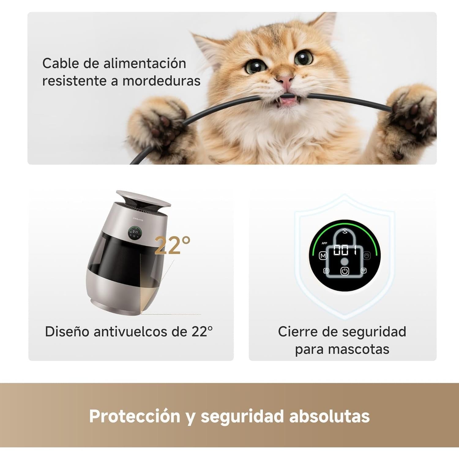 Dreame – AP10 purificador de aire para mascotas - BricoandPool