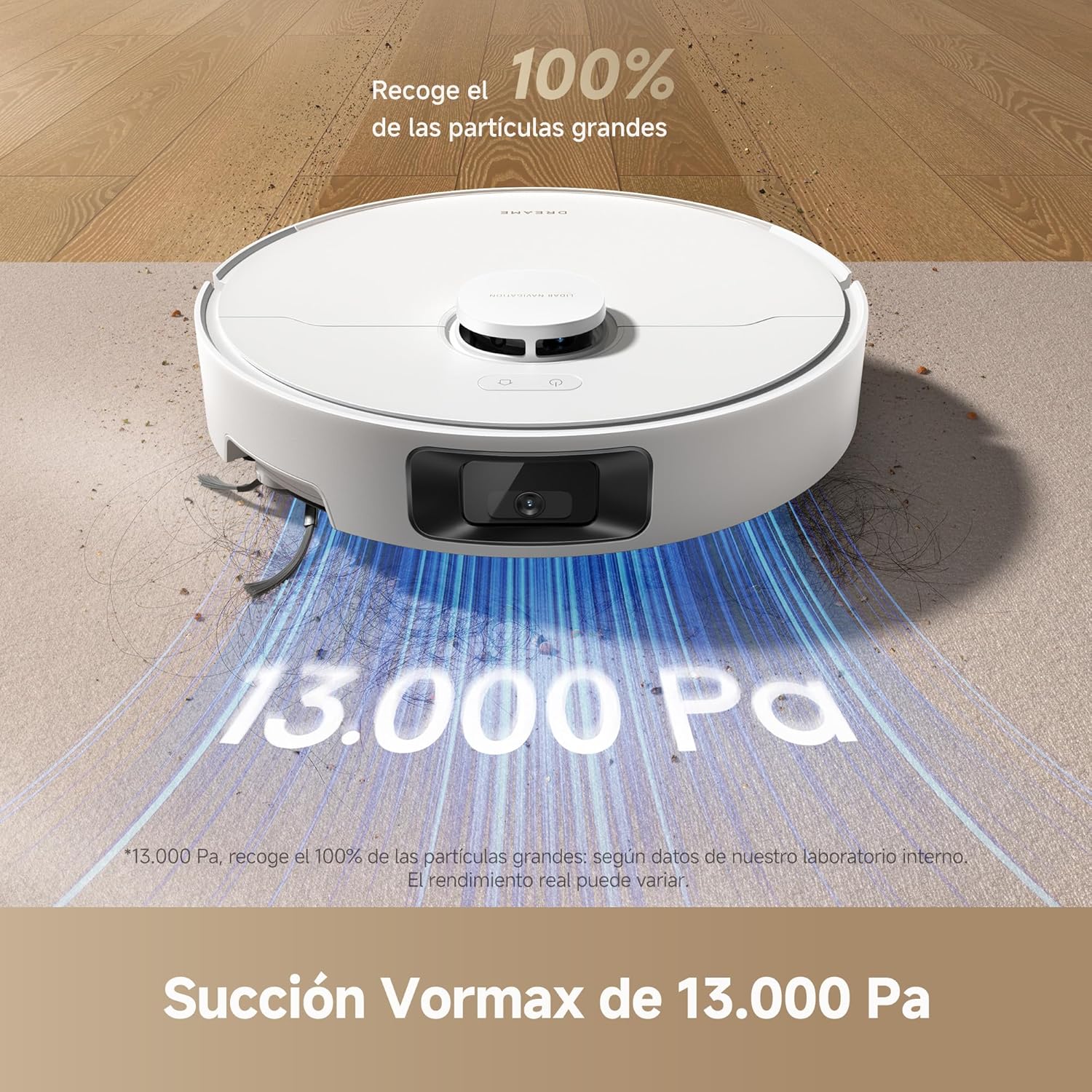 Dreame – D20 Pro Plus robot aspirador blanco - BricoandPool