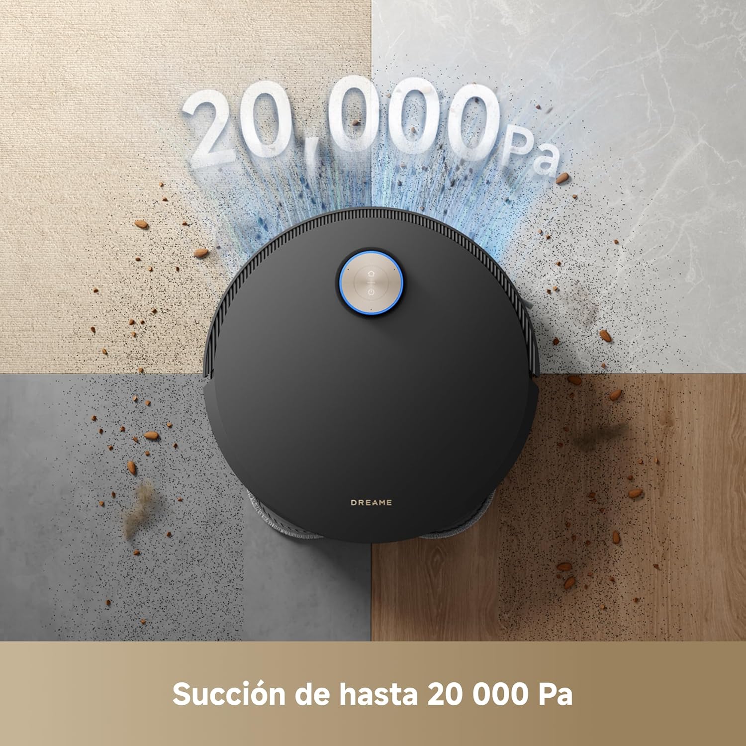 Dreame – X50 Master Robot aspirador y fregasuelos con base automática para hogar - BricoandPool
