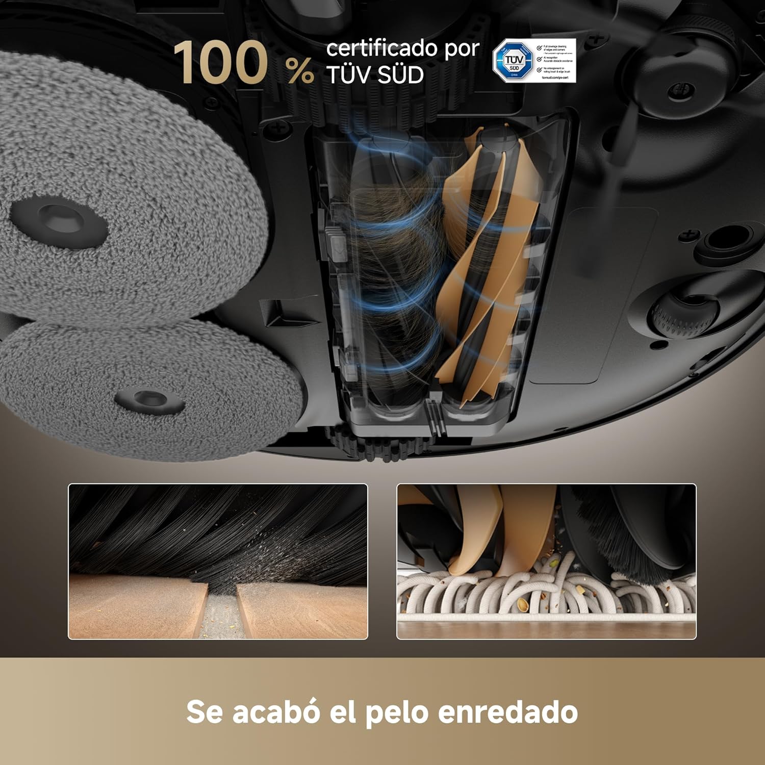 Dreame – X50 Master Robot aspirador y fregasuelos con base automática para hogar - BricoandPool