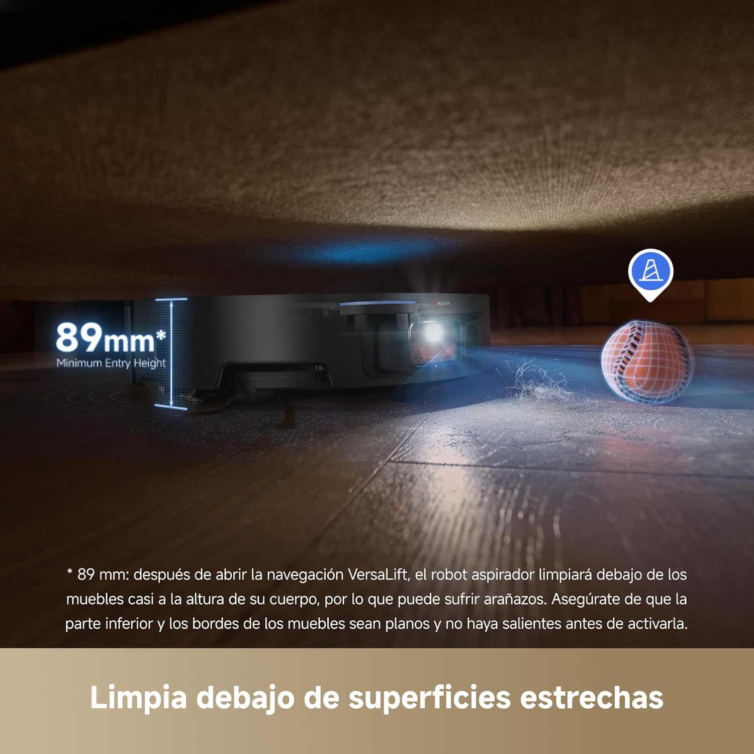 Dreame – X50 Master Robot aspirador y fregasuelos con base automática para hogar - BricoandPool