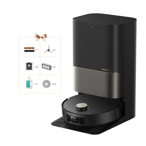 Dreame – X50 Ultra Complete Robot aspirador y fregasuelos negro con base automática para hogar - BricoandPool
