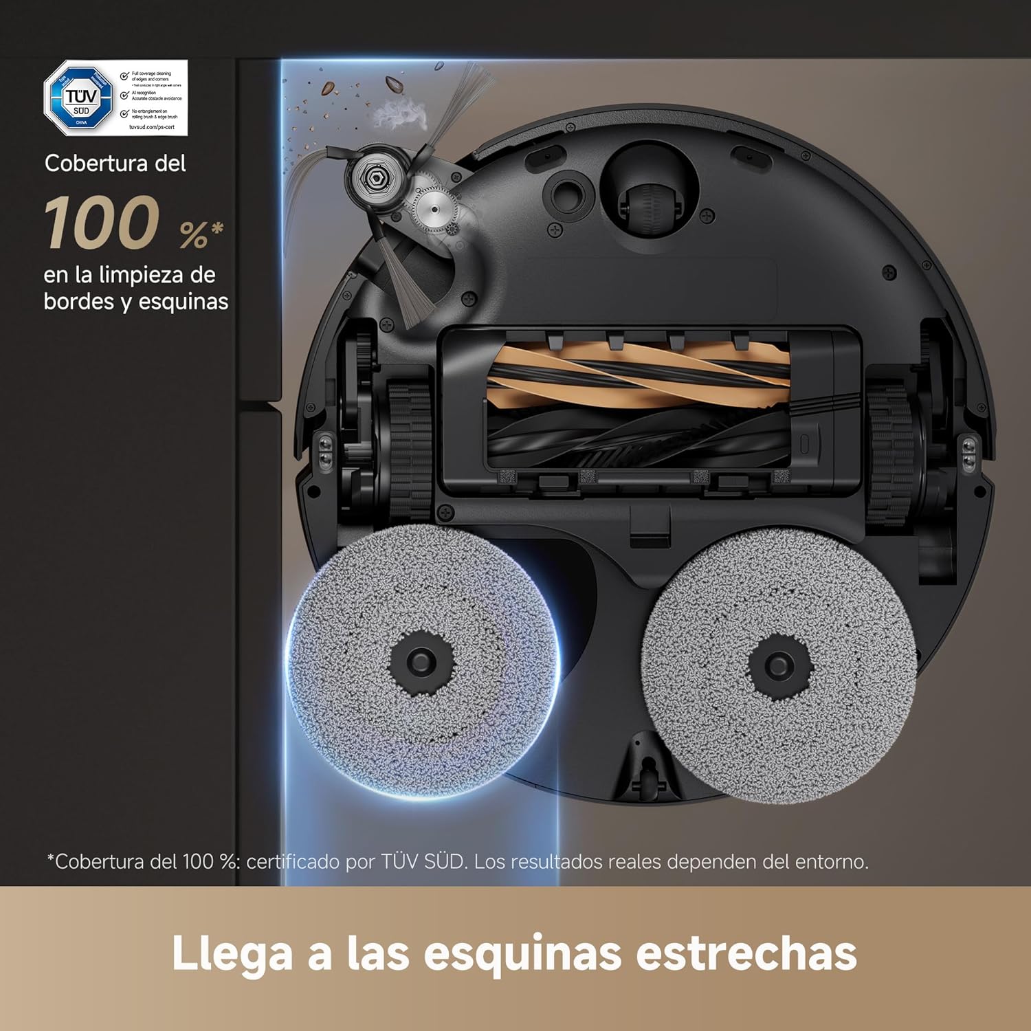 Dreame – X50 Ultra Complete Robot aspirador y fregasuelos negro con base automática para hogar - BricoandPool