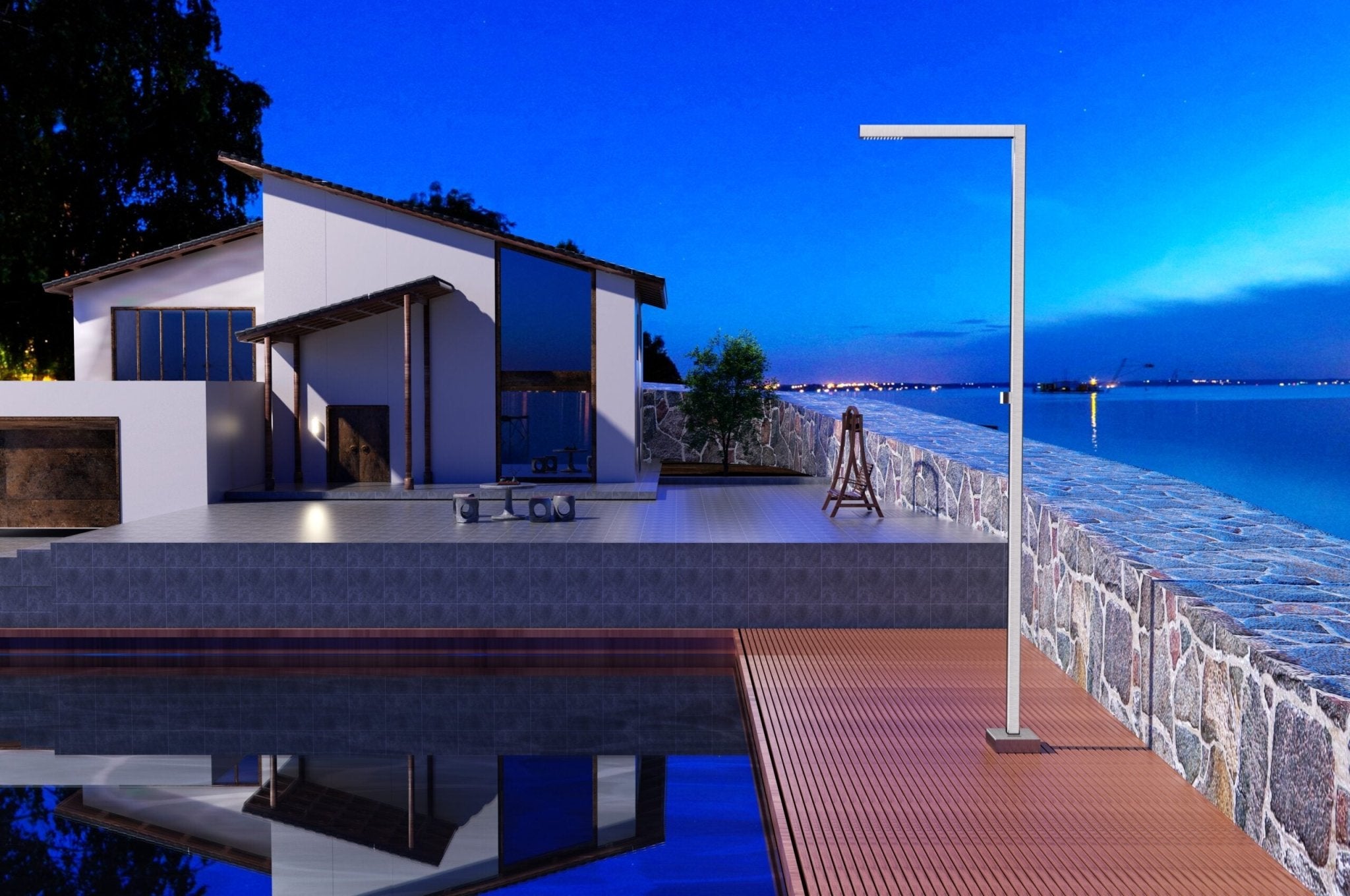 Ducha de piscina ALABAMA - BricoandPool