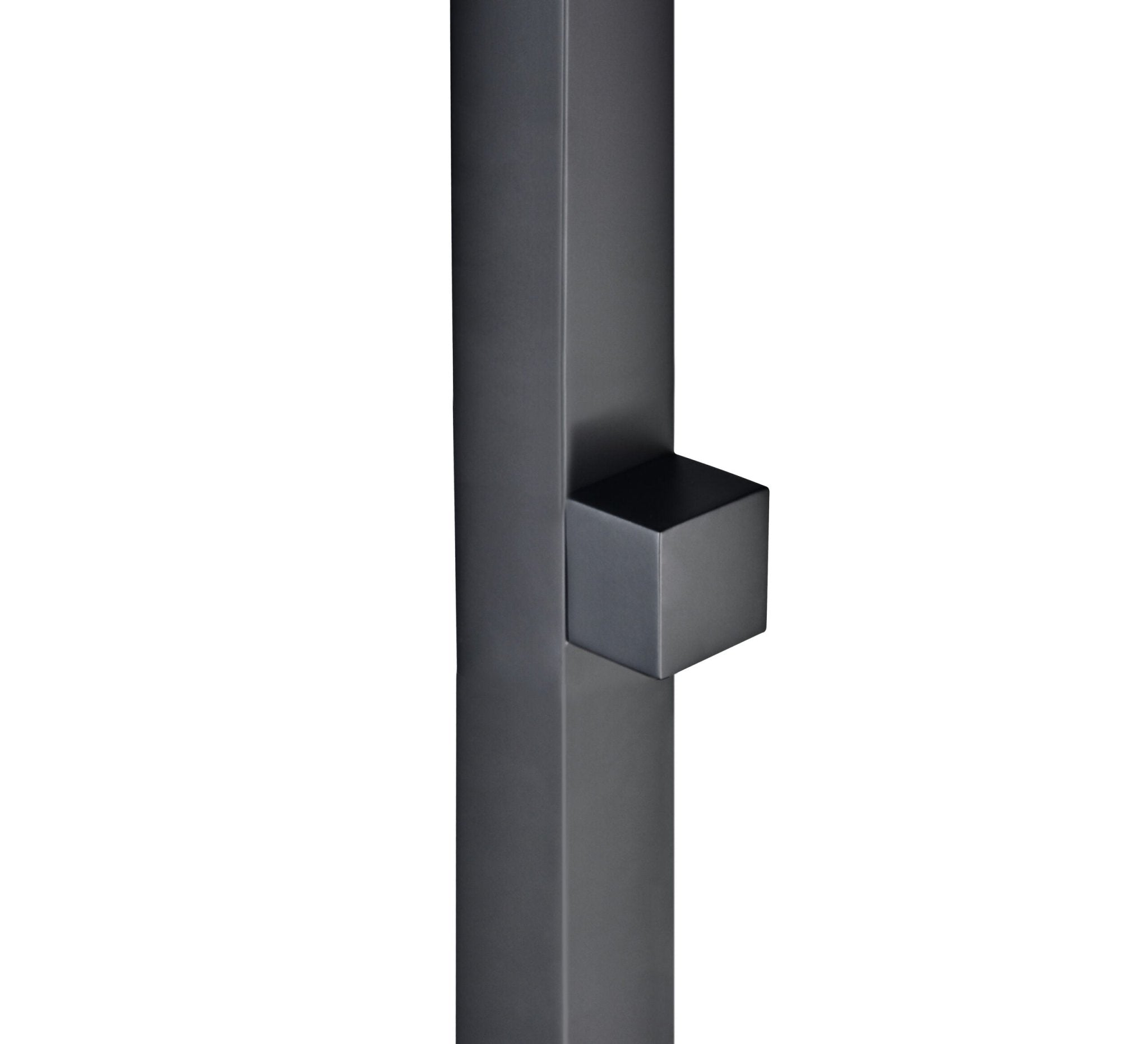 Ducha de piscina ALABAMA Negro mate - BricoandPool