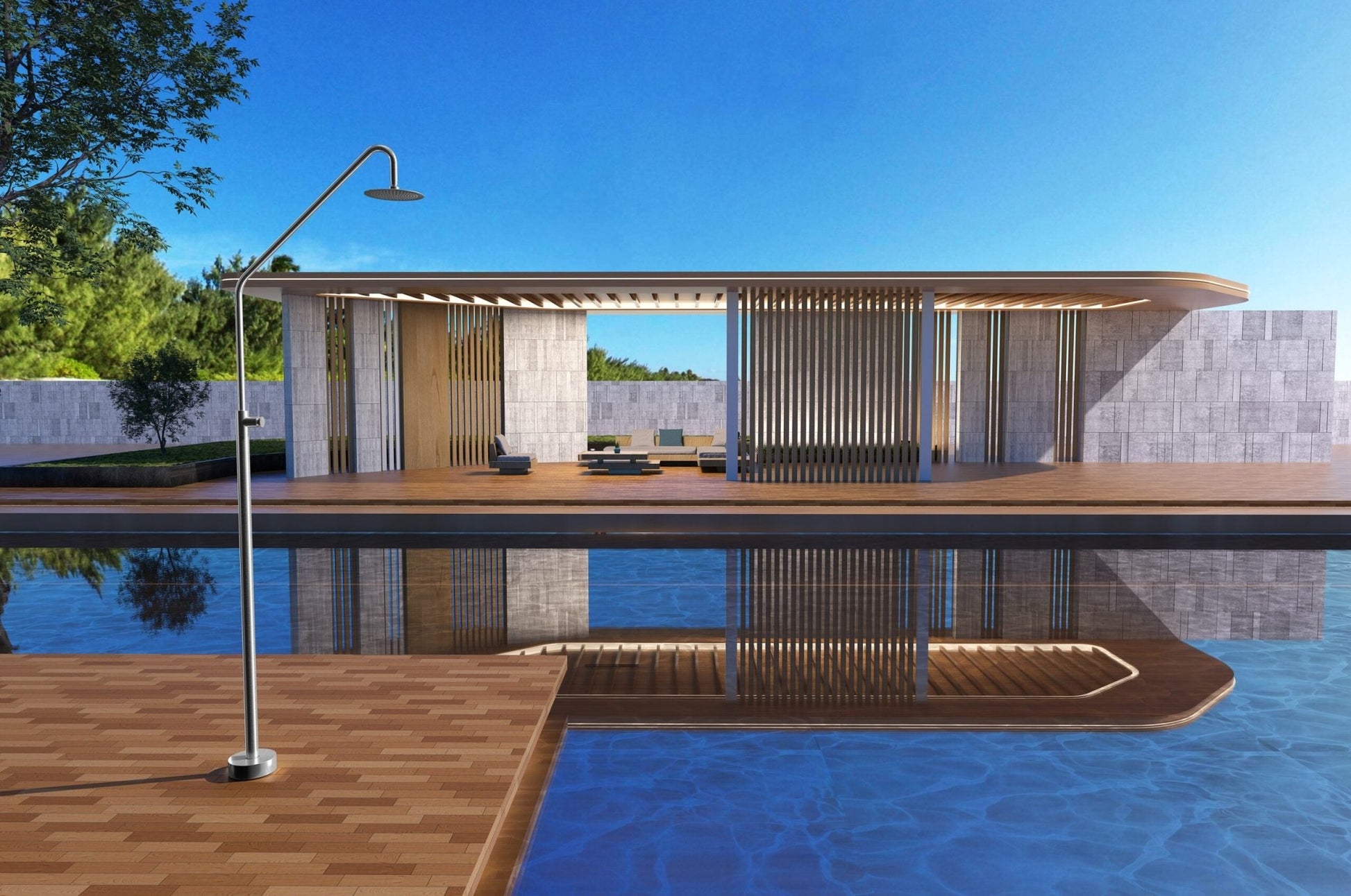 Ducha de piscina COLORADO - BricoandPool